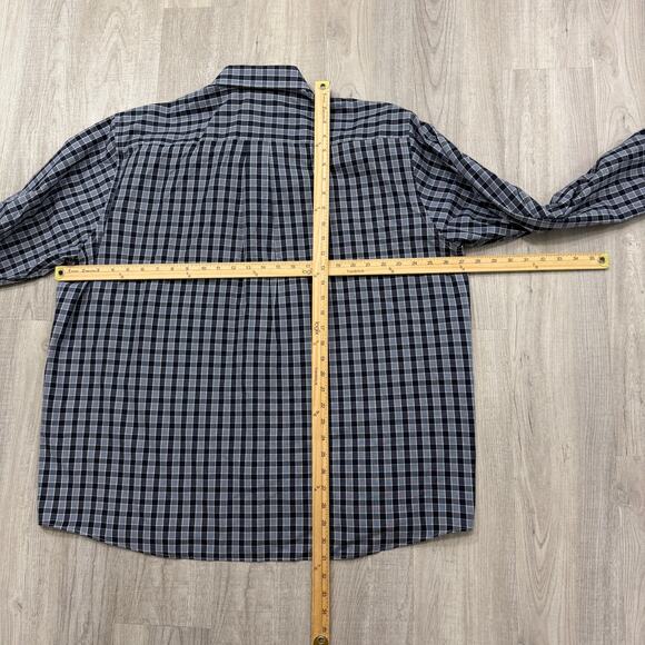 Chicago Bears Button Down Shirt Men's 2XL XXL Blue Embroidered Logo Preppy - Picture 7 of 8